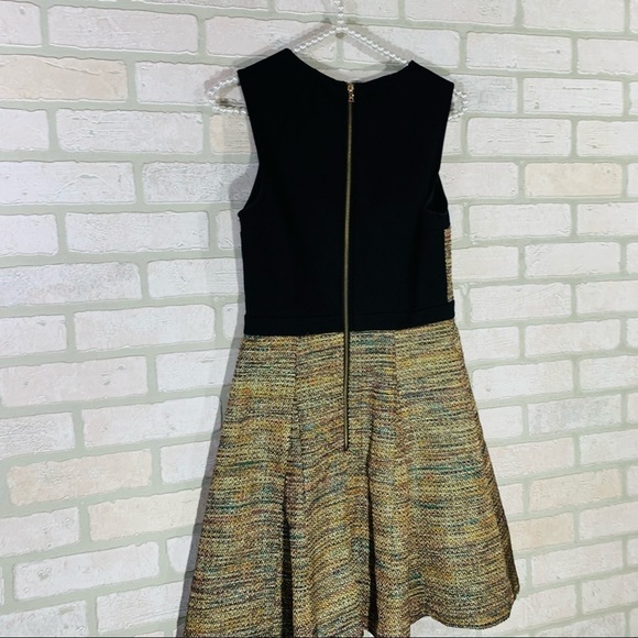 Ali Ro Metallic Tweed Fit and Flare Dress - Picture 10 of 10